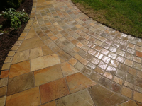 Кварцитовая брусчатка RKS SLATE, варианты цветов и фактур