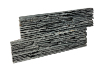 3D мозаика из натурального камня RKS SLATE Сланец Black Waterfall Pencil